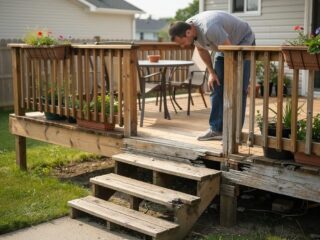 backyard deck ideas, deck design tips, outdoor deck renovation, custom deck construction, deck remodeling ideas, backyard deck plans, decking ideas for homes, best deck materials, deck repair and redesign, upscale deck designs